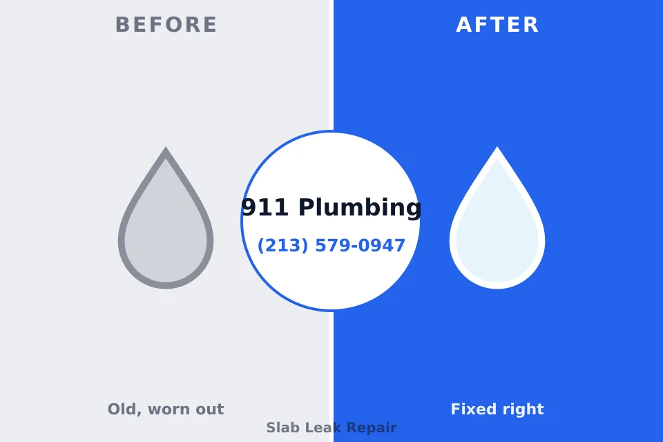Before and after: plumbing repair Lake Wynonah, PA